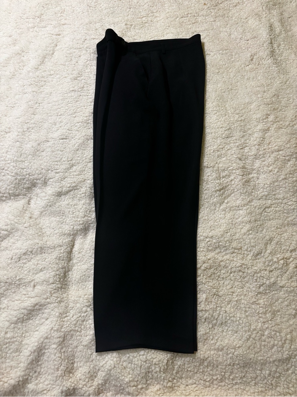 Classic Black High-Waist Dress Pants1553